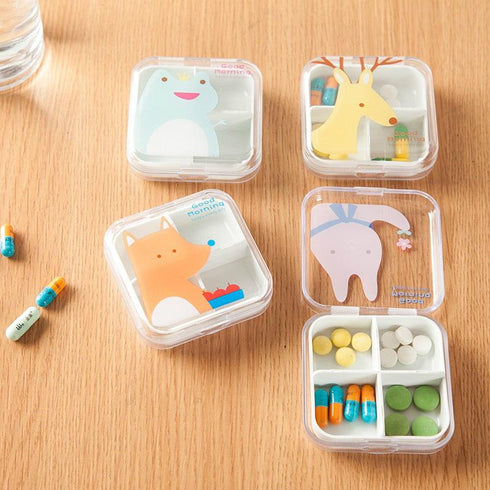 Medicine Box Portable Mini Medicine Box Sub Packed Small Medicine Box A Week's Travel With Medicine Box